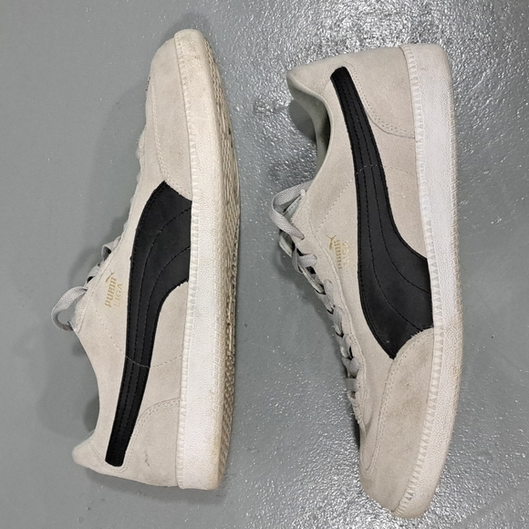 Men's Puma Liga white suede sneakers - Picture 8 of 13